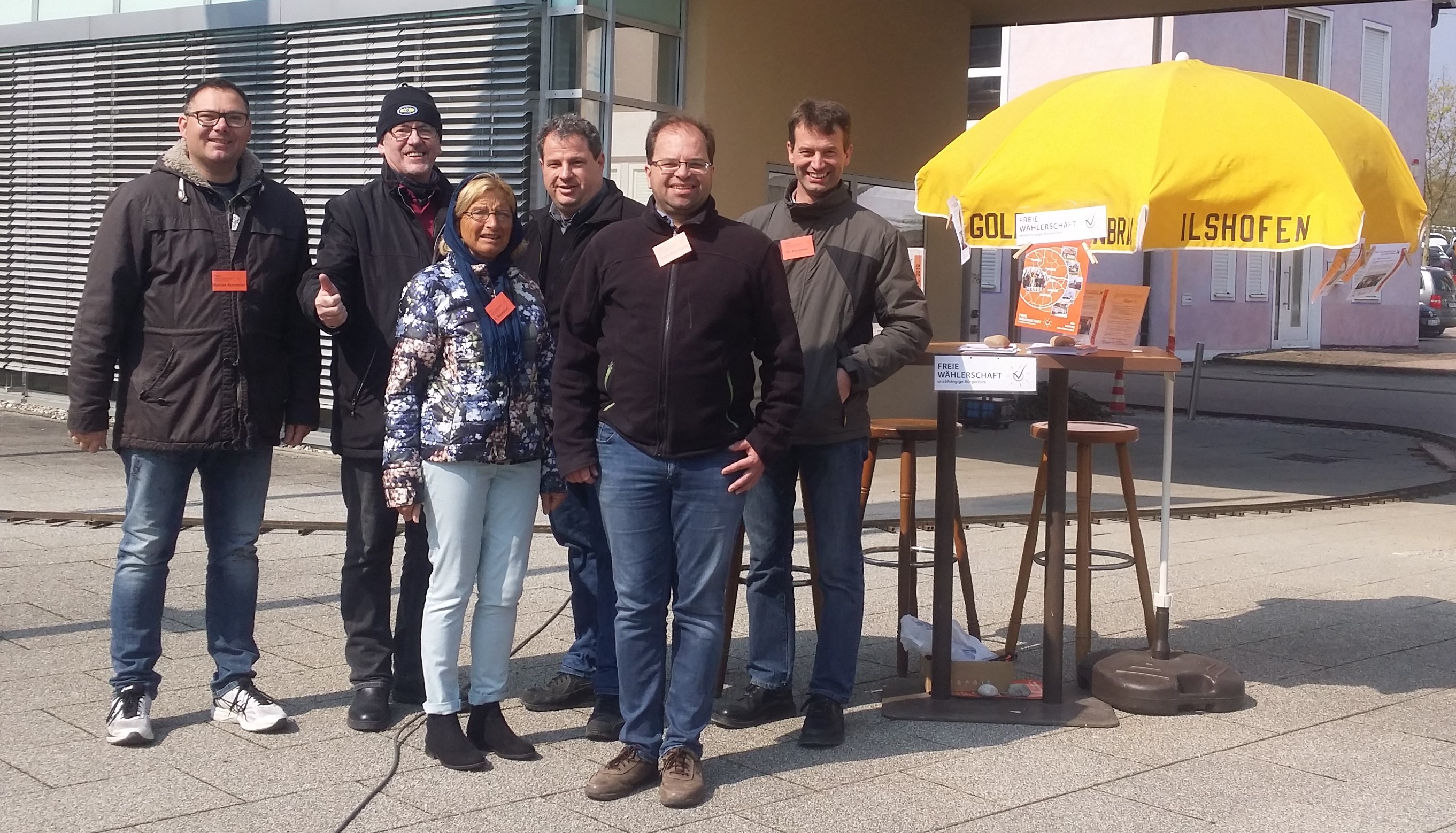 Stand beim Ostermarkt